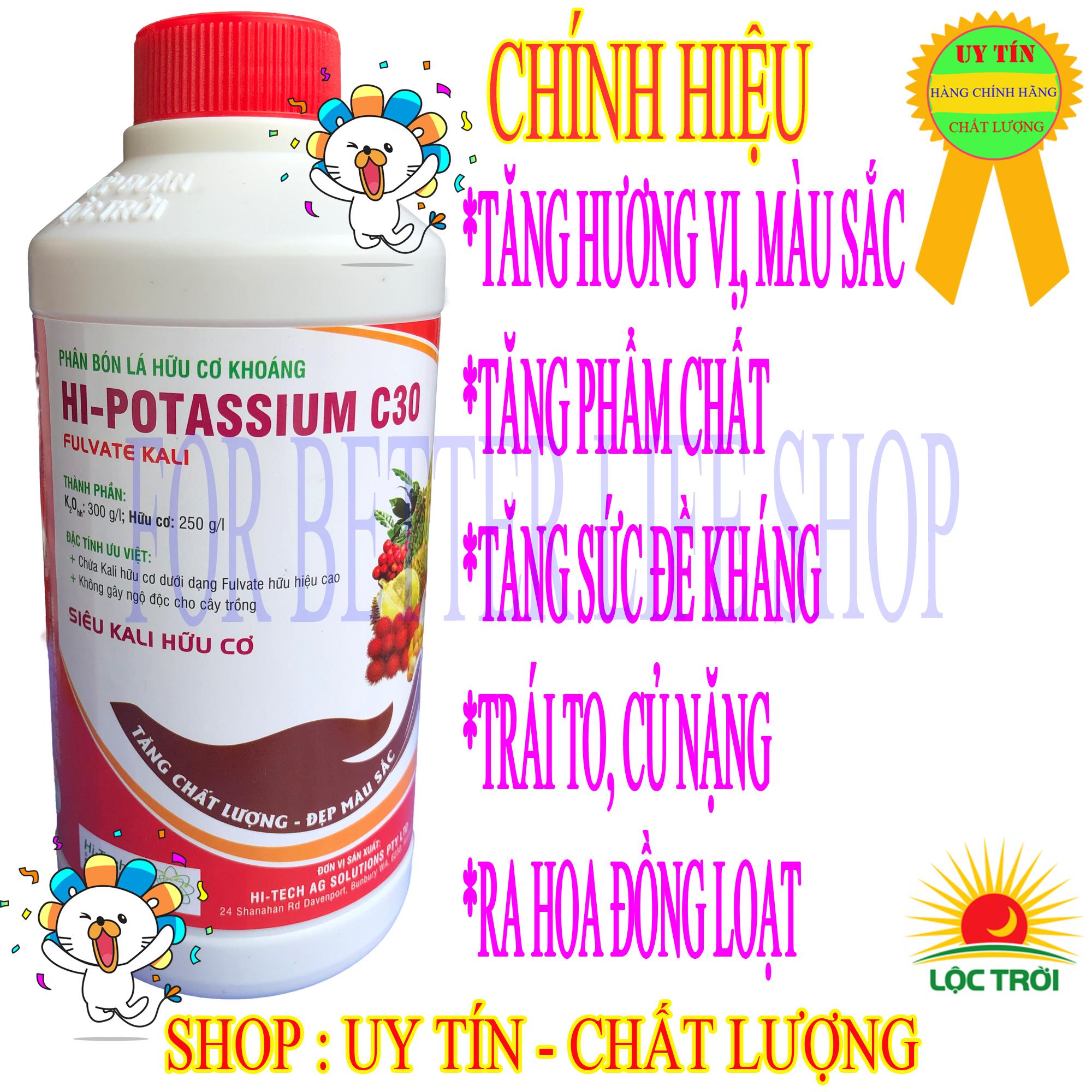 Chai 500ml - Phân bón hữu cơ cao cấp Hi-Potassium C30