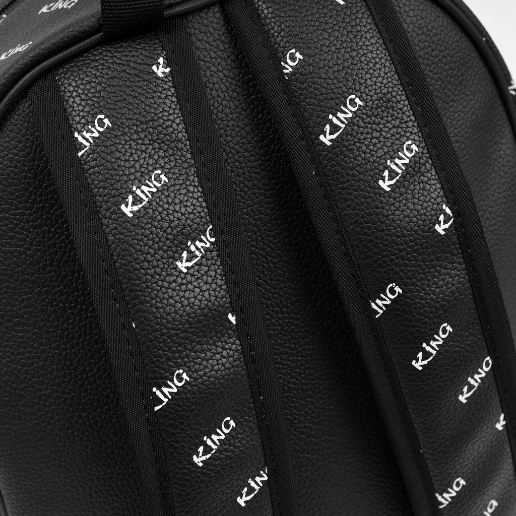 [FREESHIP MAX] Balo Da Backpack Unisex Chống Nước Balo Backpack King 2-Màu Đen king