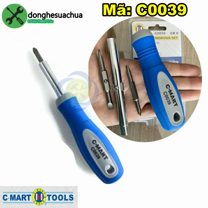 [HCM]Tua vít đổi đầu C-mart C0039 6 trong 1