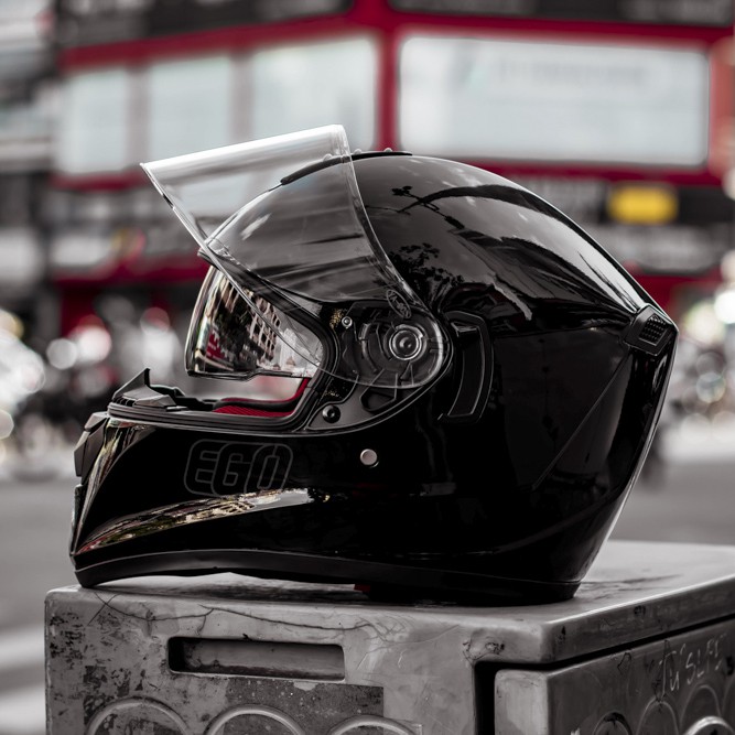 Mũ Bảo Hiểm Nguyên Đầu Hai Kính EGO E-6 - EGO HELMET