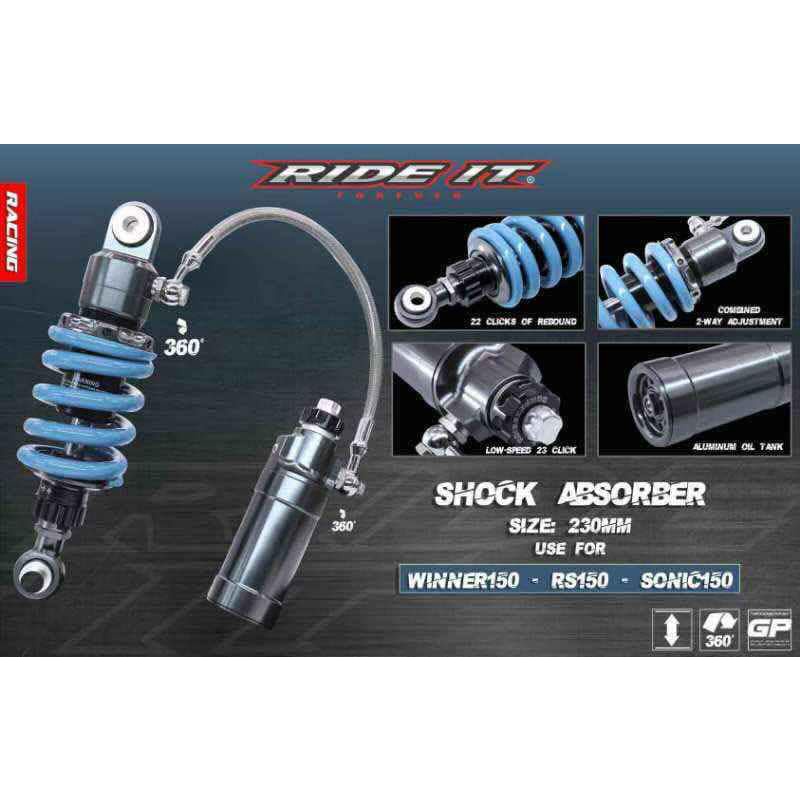 Phuột nitron winner sonic bình dầu 360 độ RIDE IT