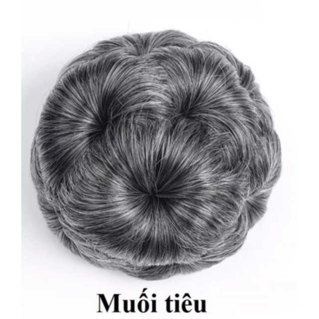 Tóc Giả Búi Hoa Cao Cấp