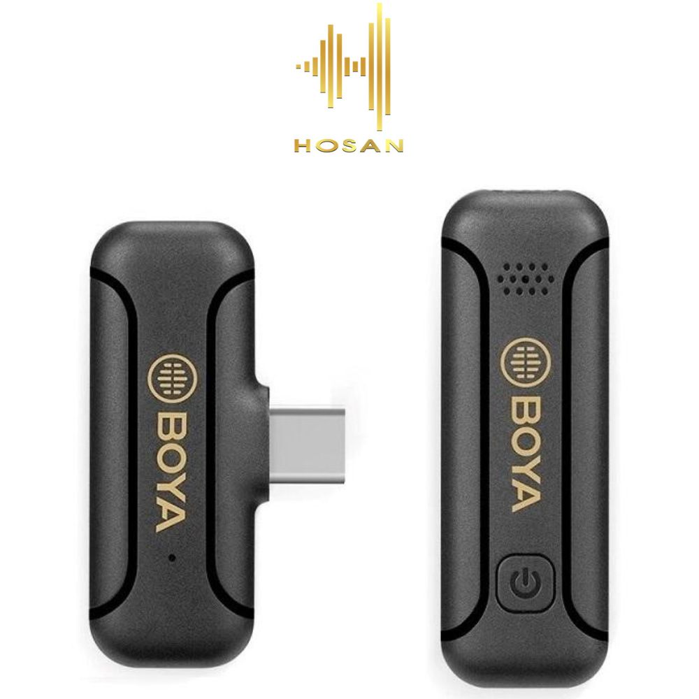 Micro thu âm không dây Boya BY-WM3U/ BY-WM3T2-U1 - Thiết bị ghi âm điện thoại hỗ trợ cổng cắm lightning, linh hoạt với nhiều thiết bị, công nghệ truyền tín hiệu không dây 2.4GHz