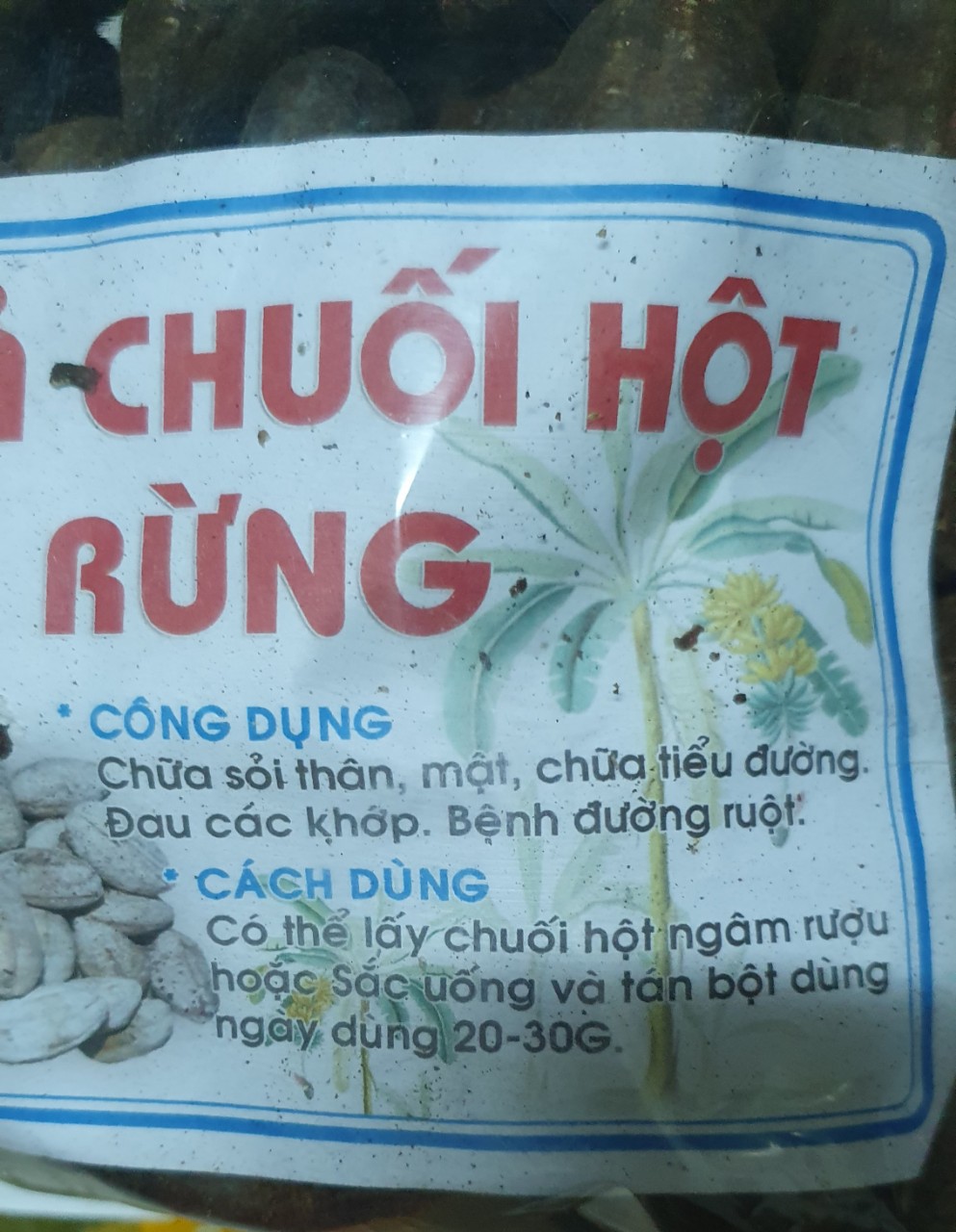 Chuối hột rừng Tây Bắc - 1kg