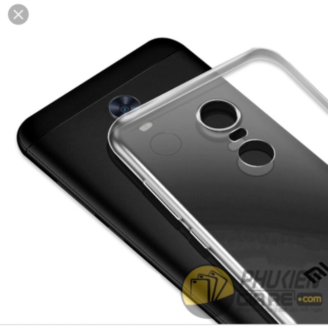 Ốp lưng dẻo trong suốt cho xiaomi redmi 5 plus