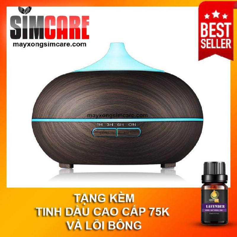 Máy xông tinh dầu bí ngô, máy khuyếch tán tinh dầu 350ml có remote, tạo độ ẩm cho phòng điều hòa Ultrasonic/Humidifying Difusers, thay thế cho đèn xông tiện lợi ( Tặng tinh dầu 10ml)