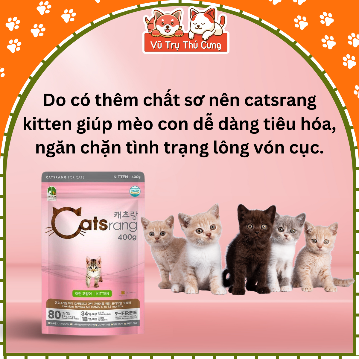 Catsapp kitten seed from Korea, cat nutrition supplements-bag 400g