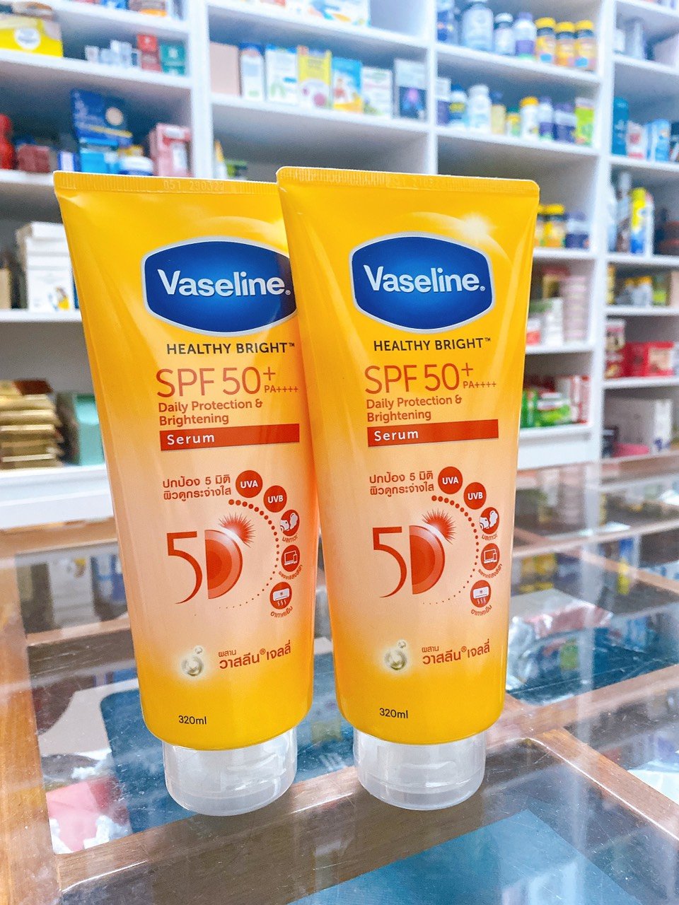 Dưỡng thể Vaseline 50X 320ml Thái lan