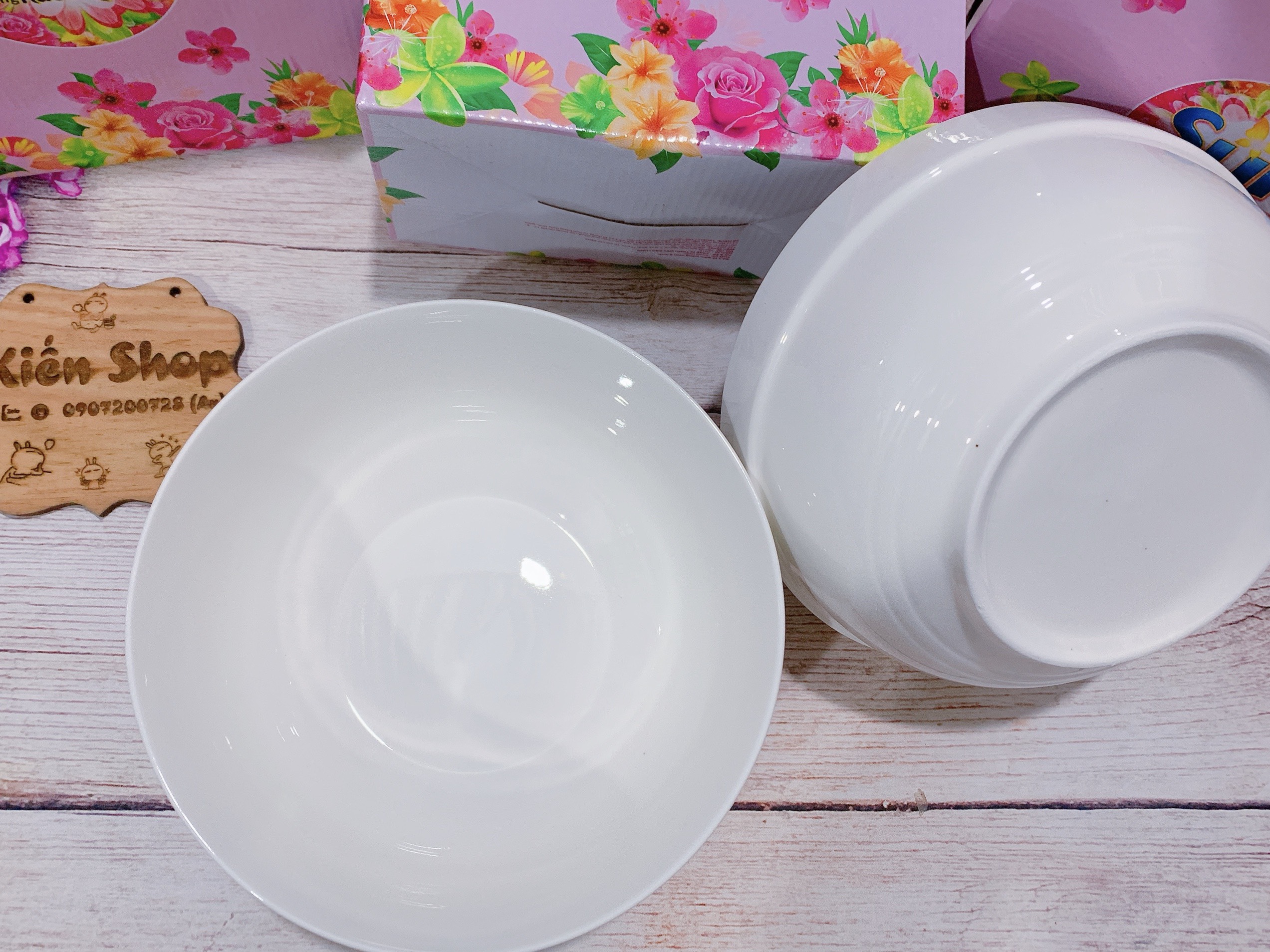 2 CÁI TÔ CHẤT LIỆU SỨ CAO CẤP ( 21cm)