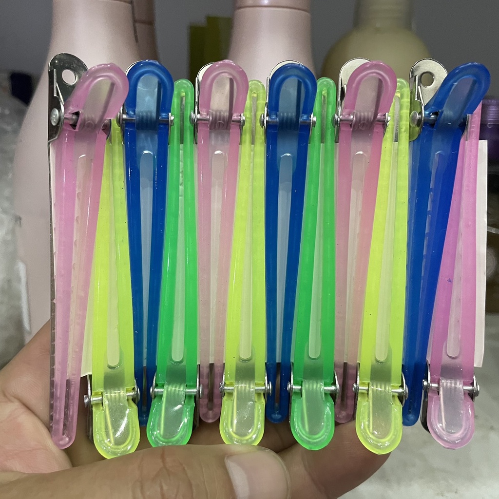 BỘ 12 Cây Kẹp Vịt - Giúp Cố Định Tóc
