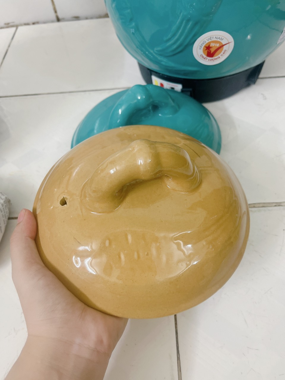 NẮP ẤM SẮC THUỐC TRƯỜNG THỌ 5 LÍT