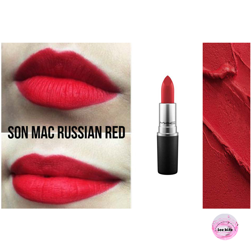 Son MAC Matte Màu 612 Russian Red - Màu Đỏ Cổ Điển