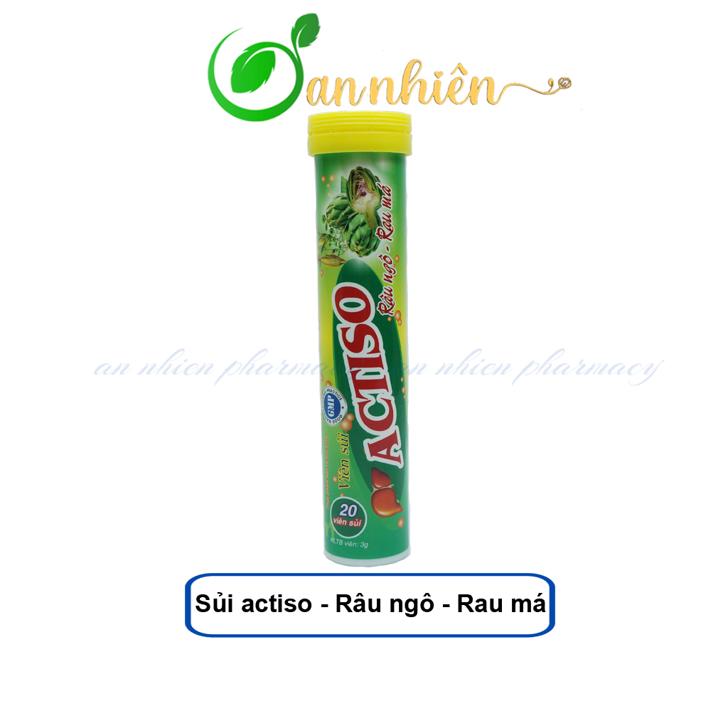 Viên C sủi Actiso râu ngô,rau má - thanh nhiệt, giải độc | Lazada.vn
