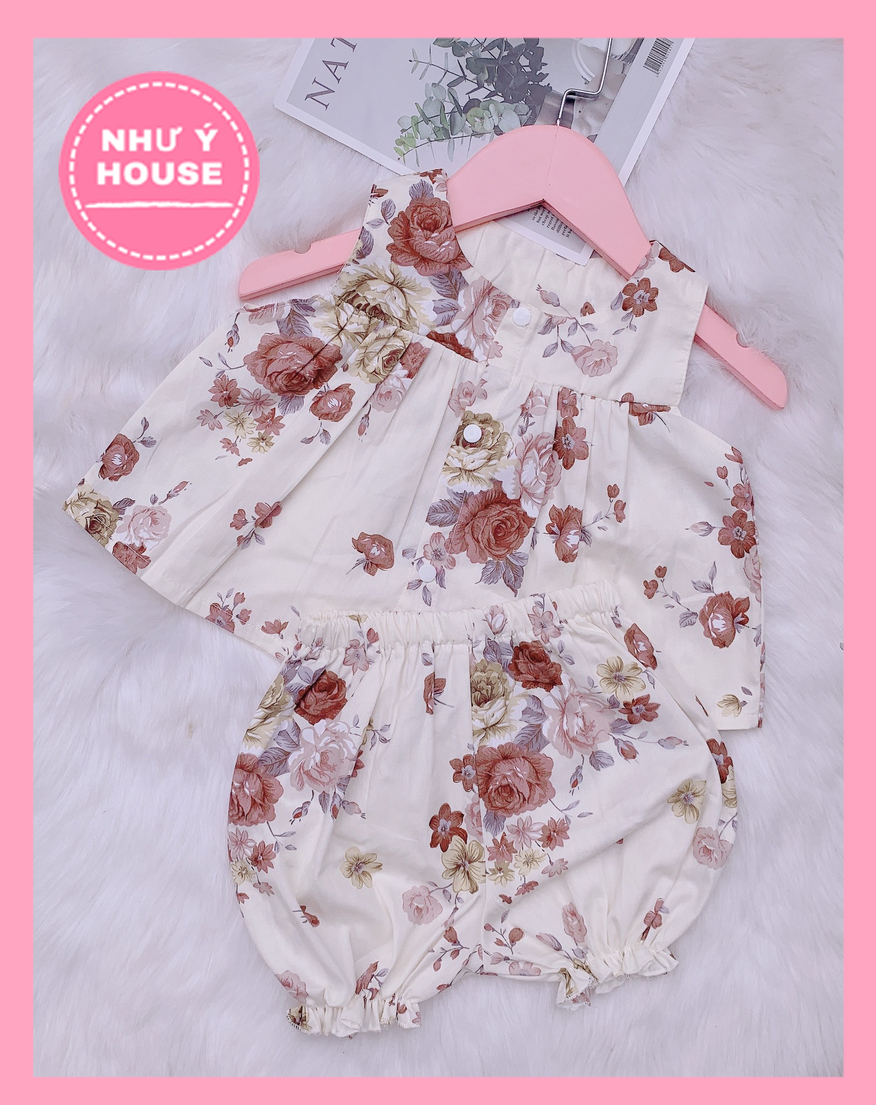 Đồ  bộ bé gái [𝑭𝑹𝑬𝑬𝑺𝑯𝑰𝑷] set đồ bé gái thiết kế Như Ý House