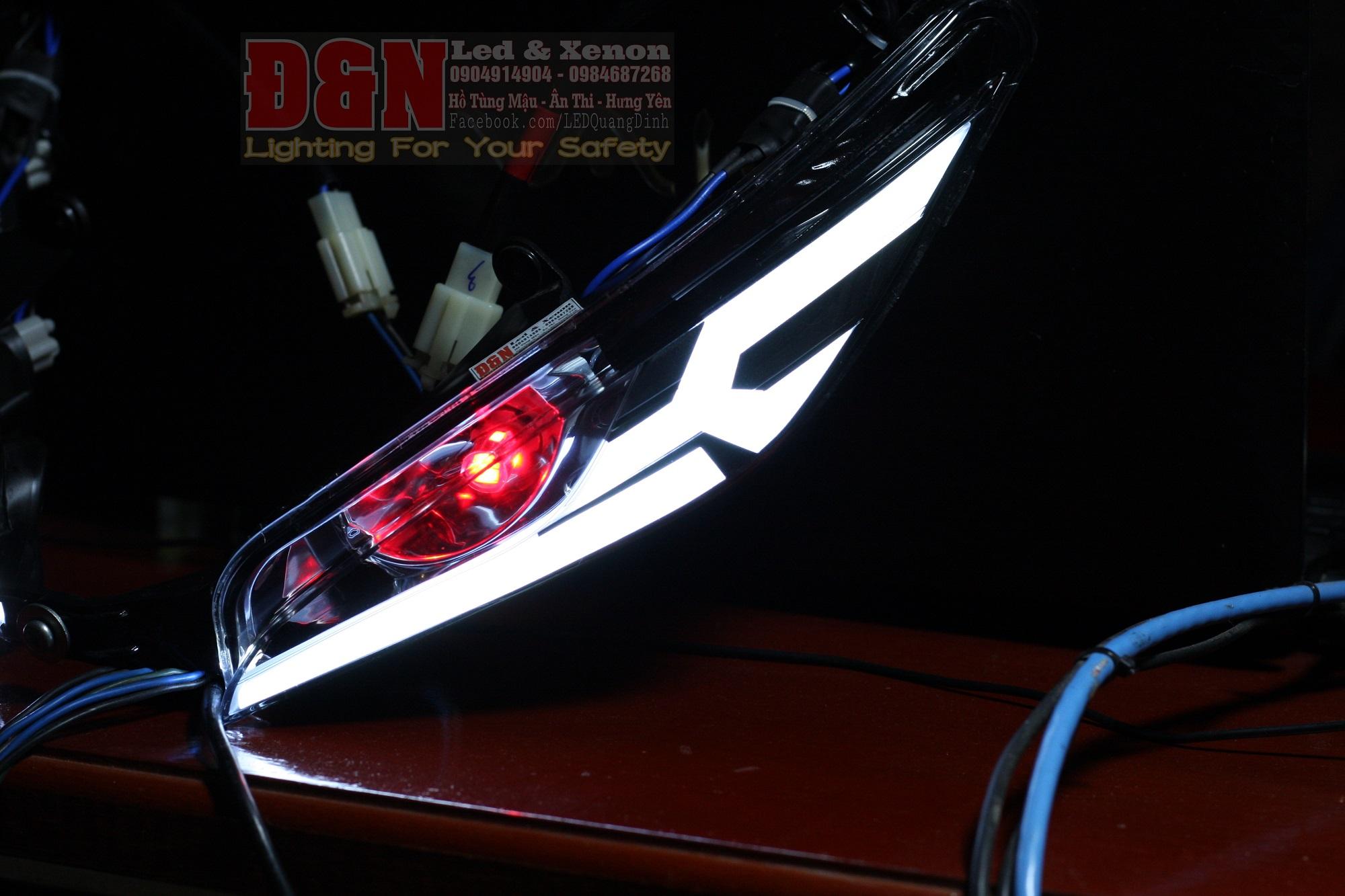 Exciter 135 LED Audi Mẫu Blade (Bao Gồm Cả Cụm Chóa Đèn)