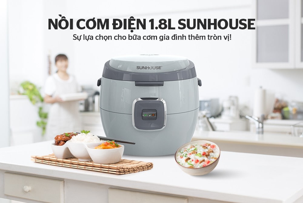 Sunhouse shd8663g 1.8L electric rice cooker