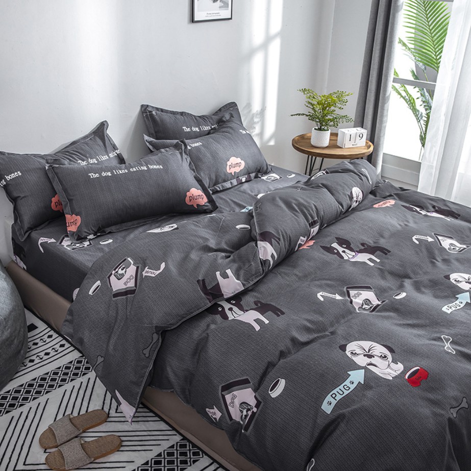 Bộ Chăn Ga Gối 5 món ( Không Bao Gồm Ruột)  revato