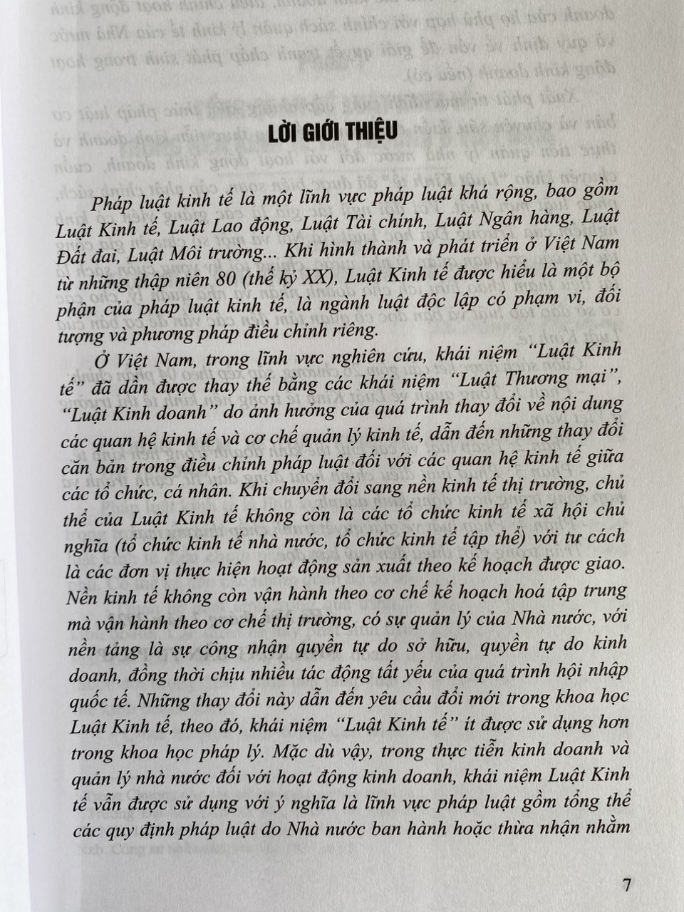 Luật Kinh Tế ( Sách Chuyên Khảo )