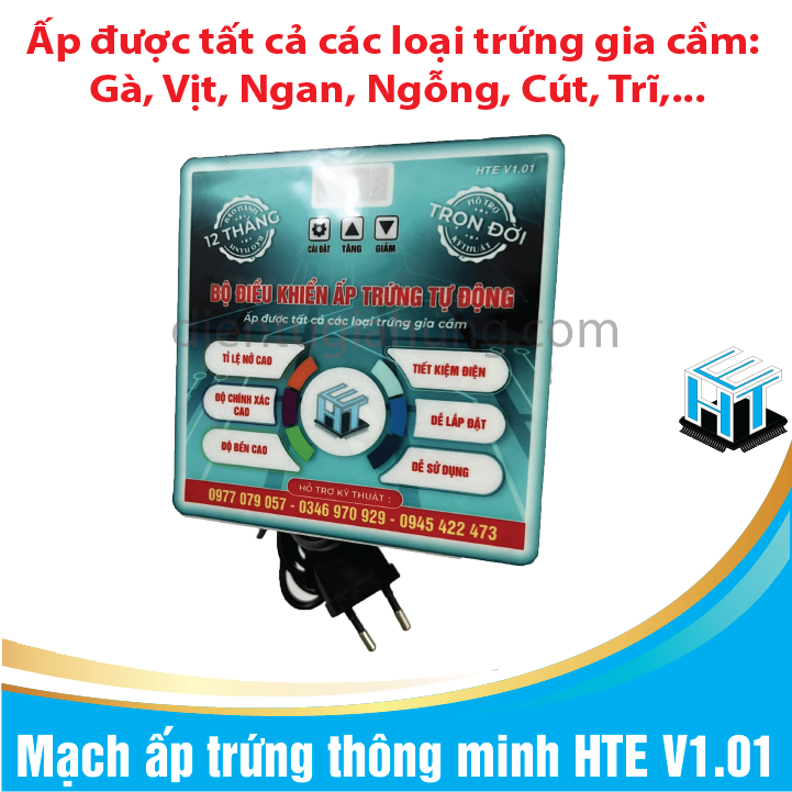 Mạch ấp trứng thông minh hte v1.01