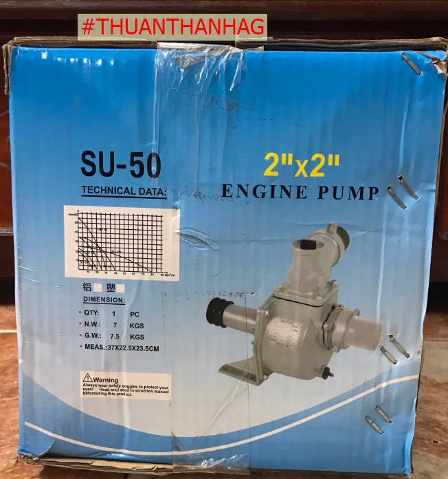 [Ảnh thật] Bơm Su 50, Bơm hút SIPON đáy ao tôm