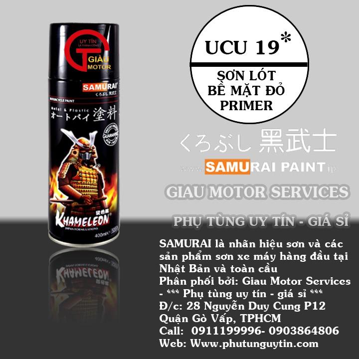 Sơn lót sơn xe máy Samurai UCH19  thành phần  PRIMER