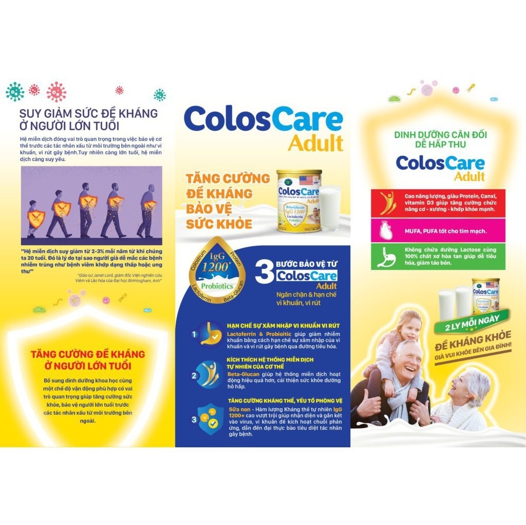 Sữa non Nutricare Colos Care Cho người lớn (800g)