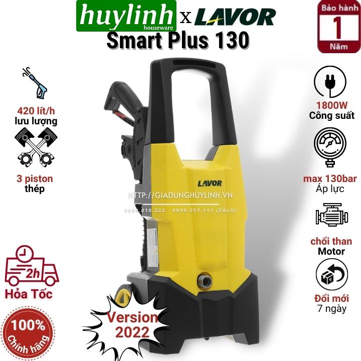 Máy xịt rửa xe cao áp Lavor Smart Plus 130 - 1800W - Hàng chính hãng