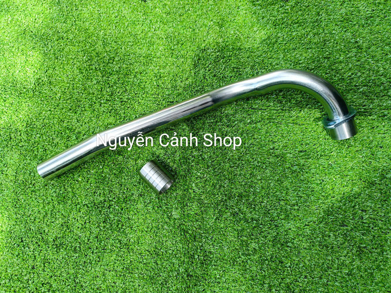 Cổ pô Sirius 110 có khâu pô inox 304 27mm