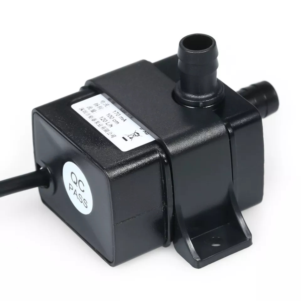 máy bơm chìm 12v 5w cho bể cá