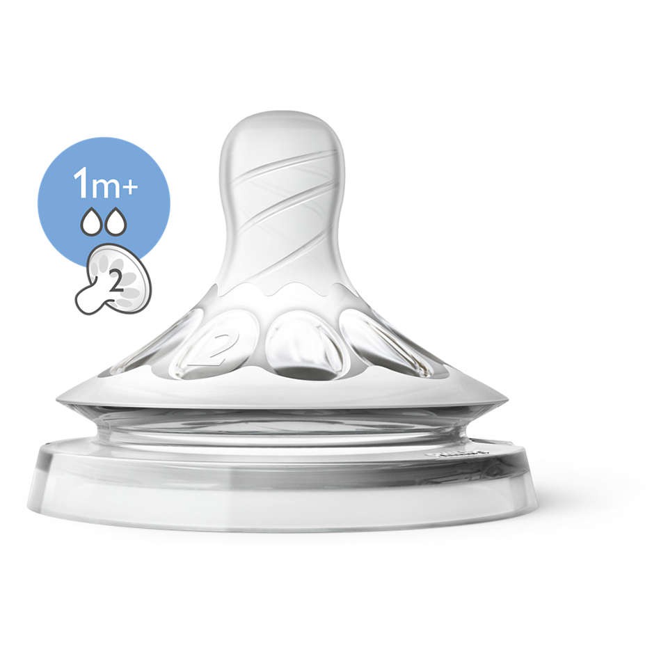 Núm ti silicone Philips Avent Natural cho bé
