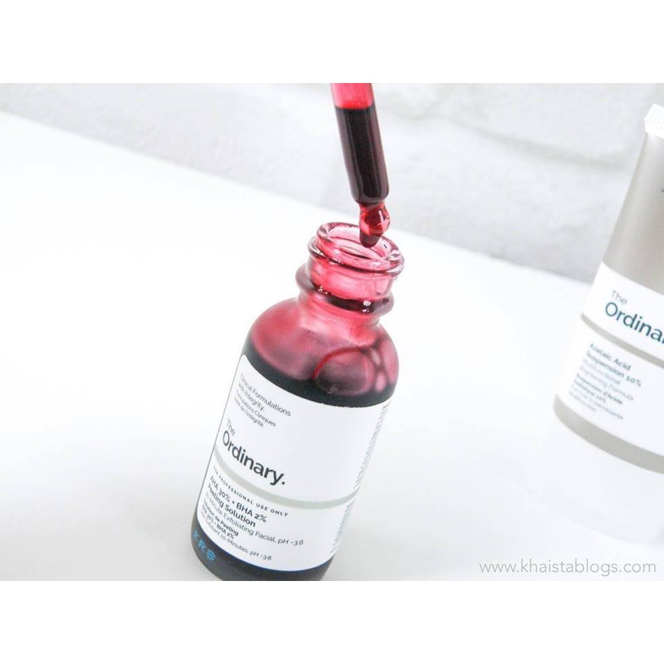 Tinh chất the ordinary aha 30% + bha 2% peeling solution
