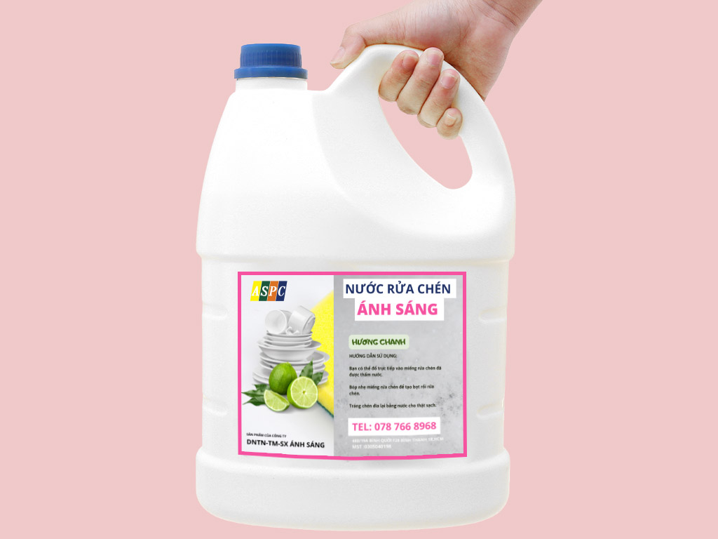 NƯỚC RỬA CHÉN-4 LÍT - HƯƠNG CHANH
