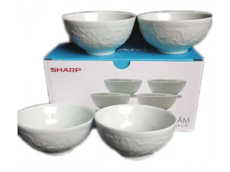 BỘ 4 BÁT NƯỚC CHẤM SHARP