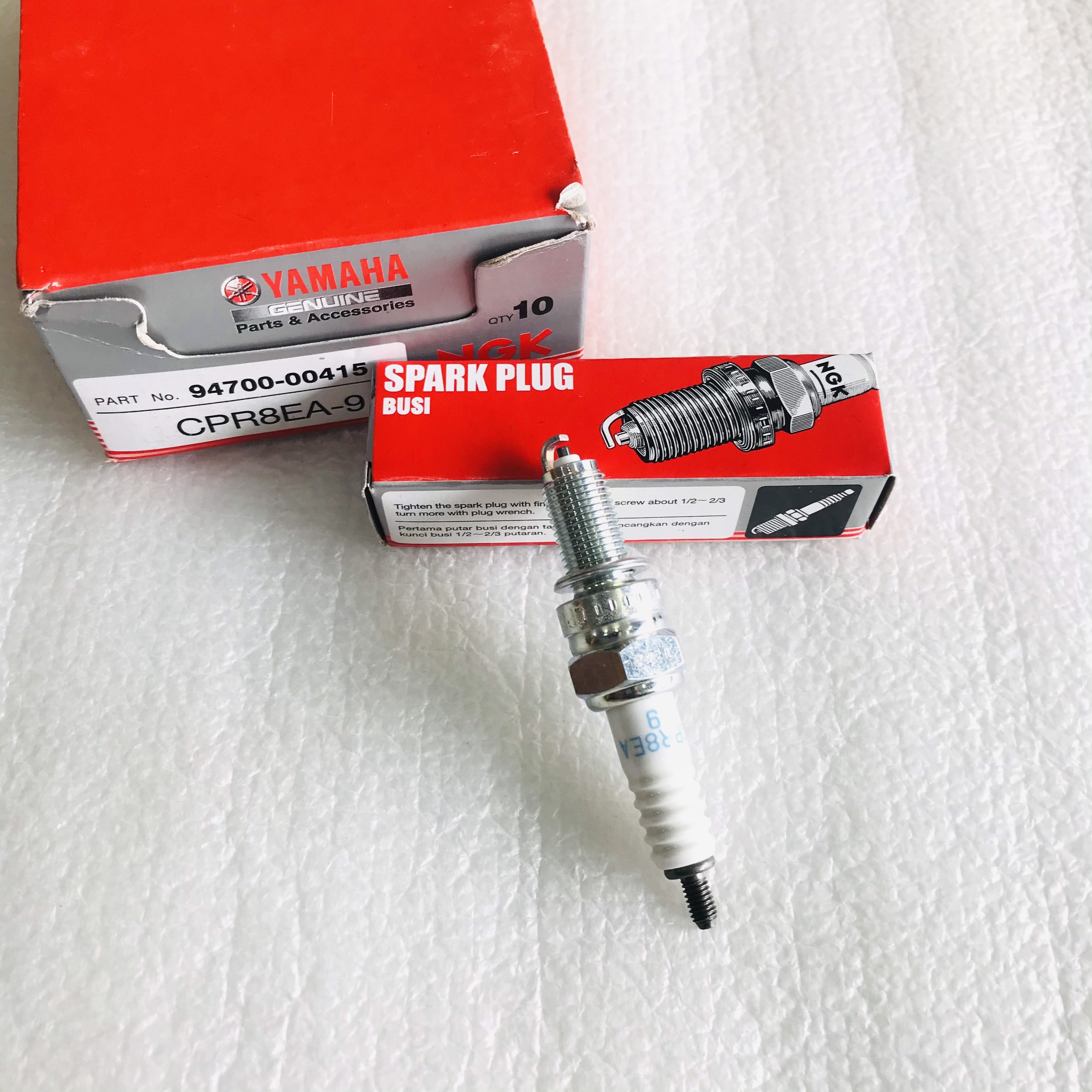 Bugi Exciter 135 (Ex 135) zin Yamaha Indo (Bugi chân dài) - 94700-00415