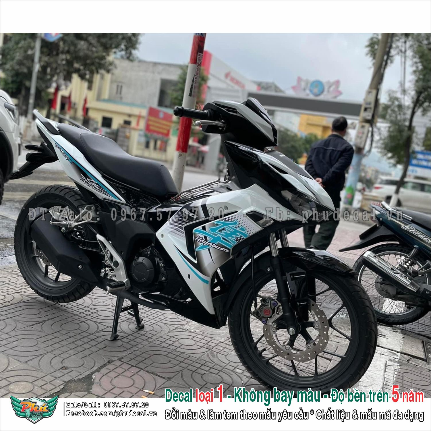 Tem rời Winner X v3 trắng hayabusa