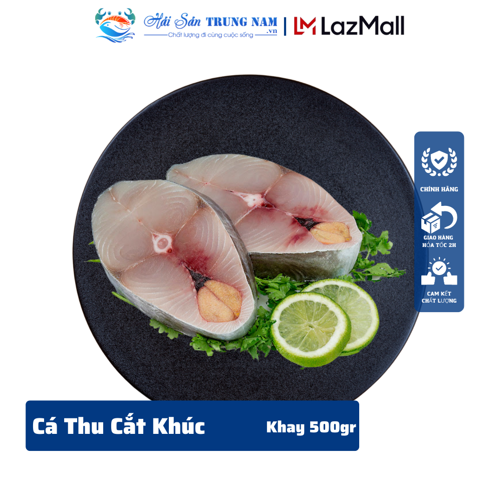 Cá Thu Cắt Khúc (Khay 500gr)