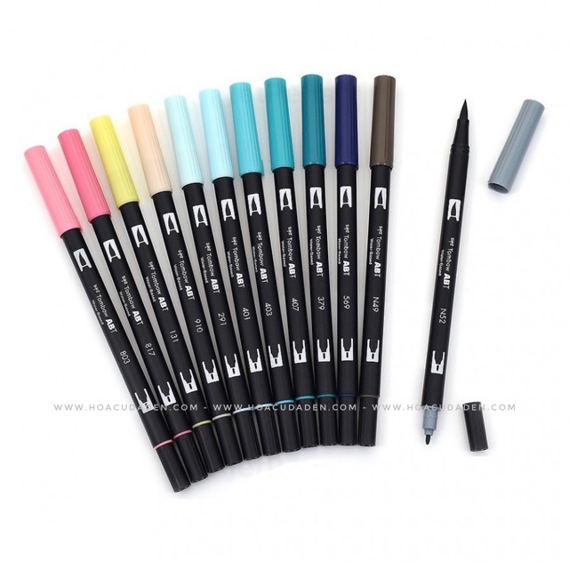 [HCM]Bút Tombow Dual Brush ABT Màu Mới Của 2019