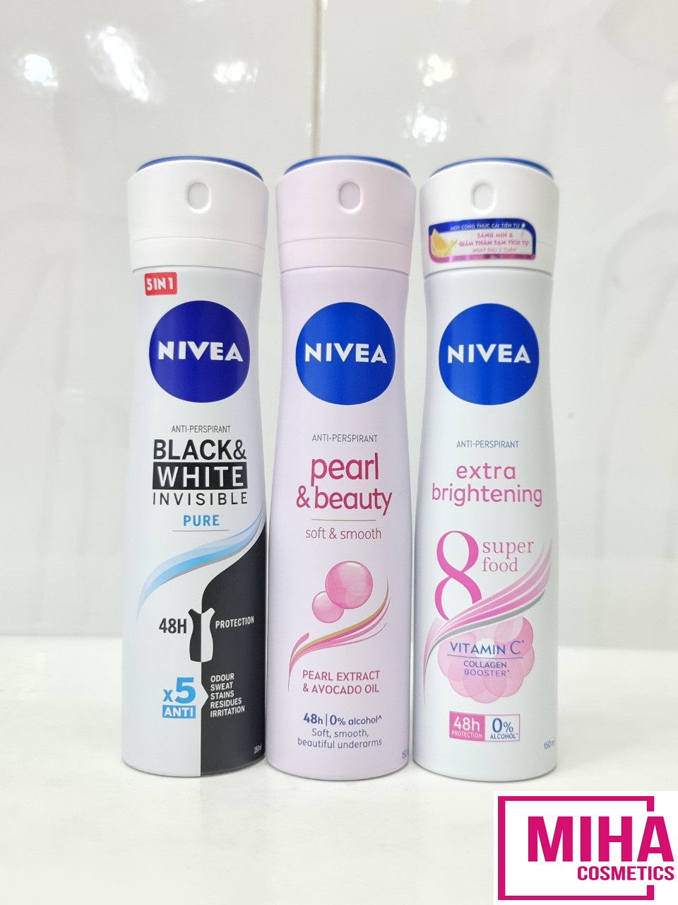 Xịt Khử Mùi Nữ NIVEA 150ml Thái Lan
