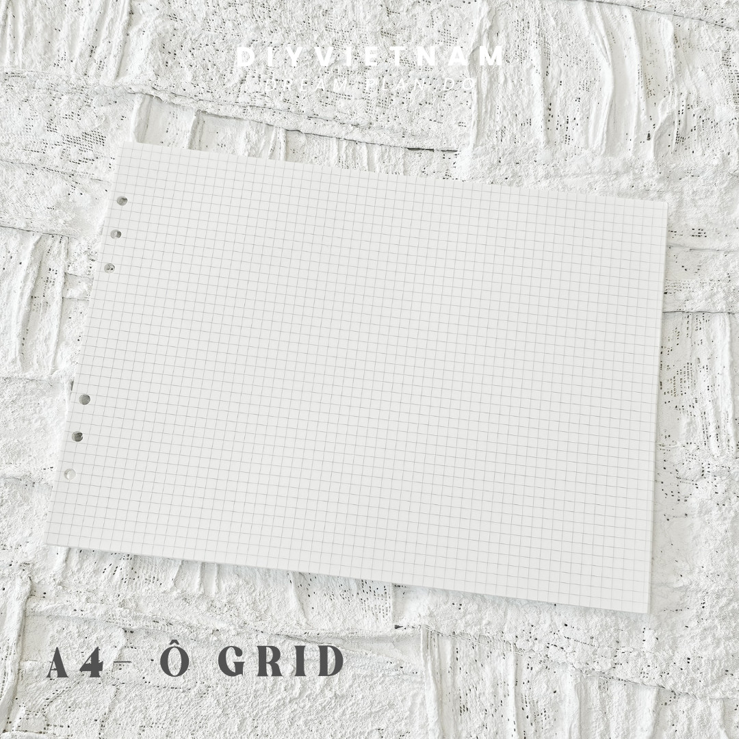 [HCM]PLANNER NHỰA CỨNG A4/B5 NGANG 6 LỖ