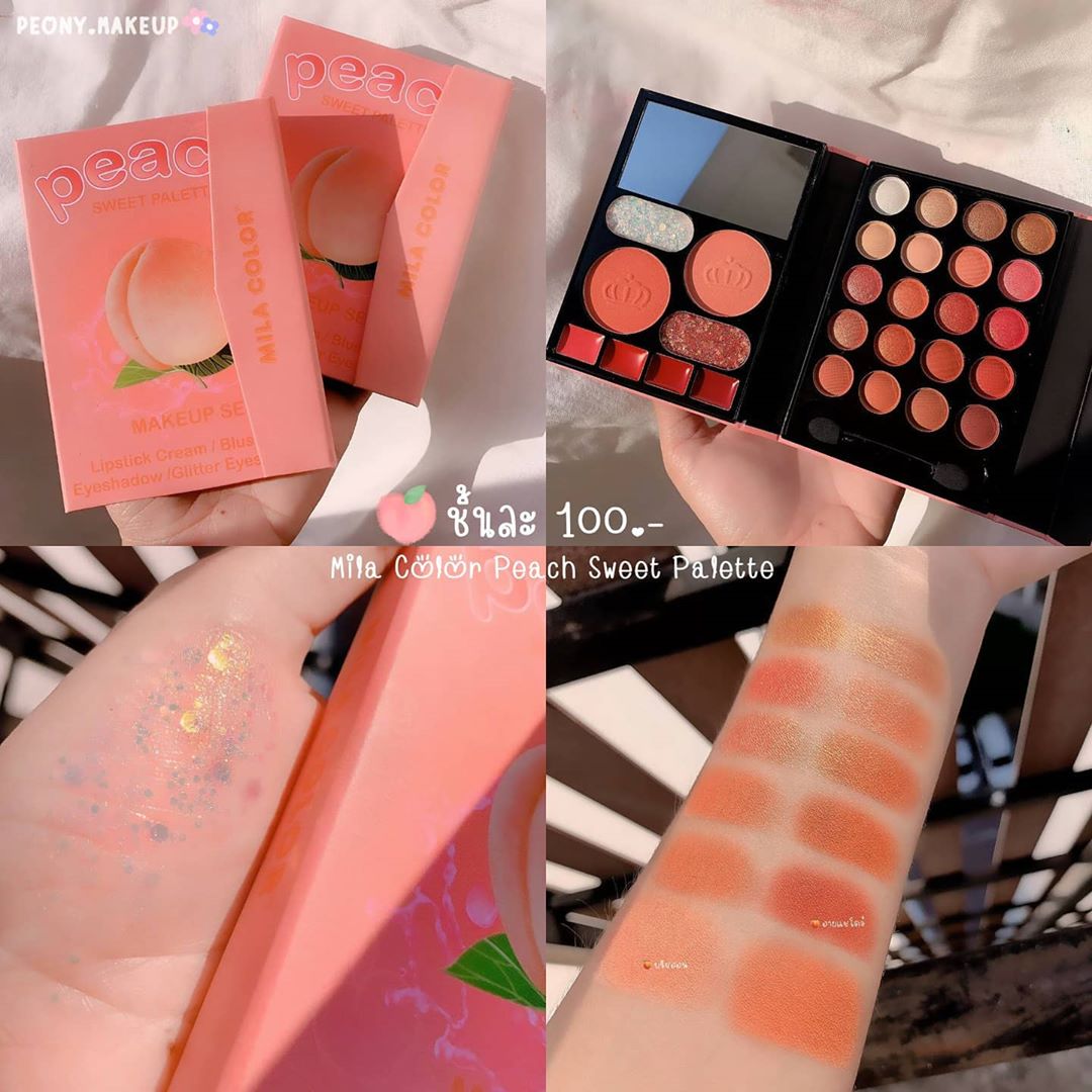 🍑 KIT MAKEUP QUẢ ĐÀO MILA COLOR 🍑