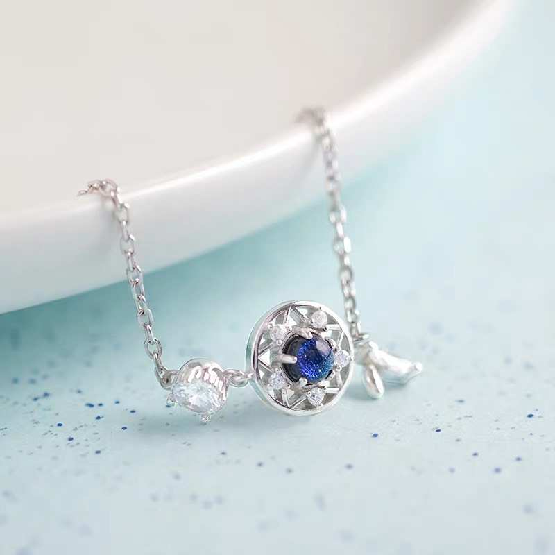 Lắc tay dreamcatcher thời trang hạt xanh may mắn