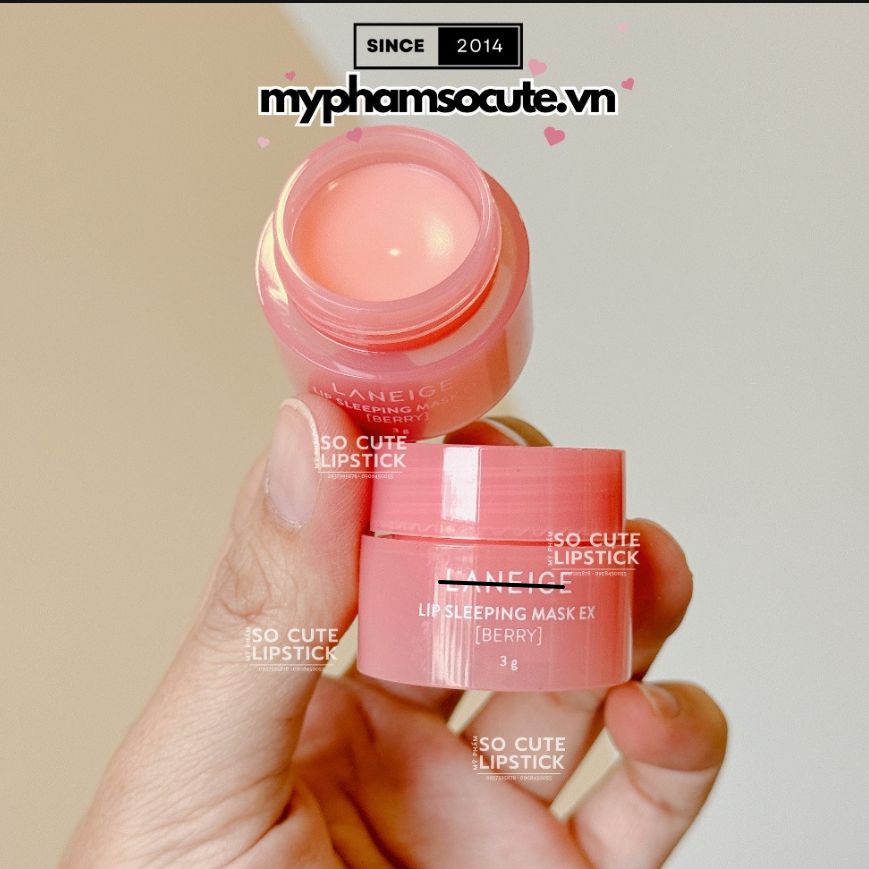 Sample Mặt Nạ Ngủ Cho Môi Lanei Lip Sleeping Mask Sample 0.8gr / Minisize 3gr NHIỀU MÙI