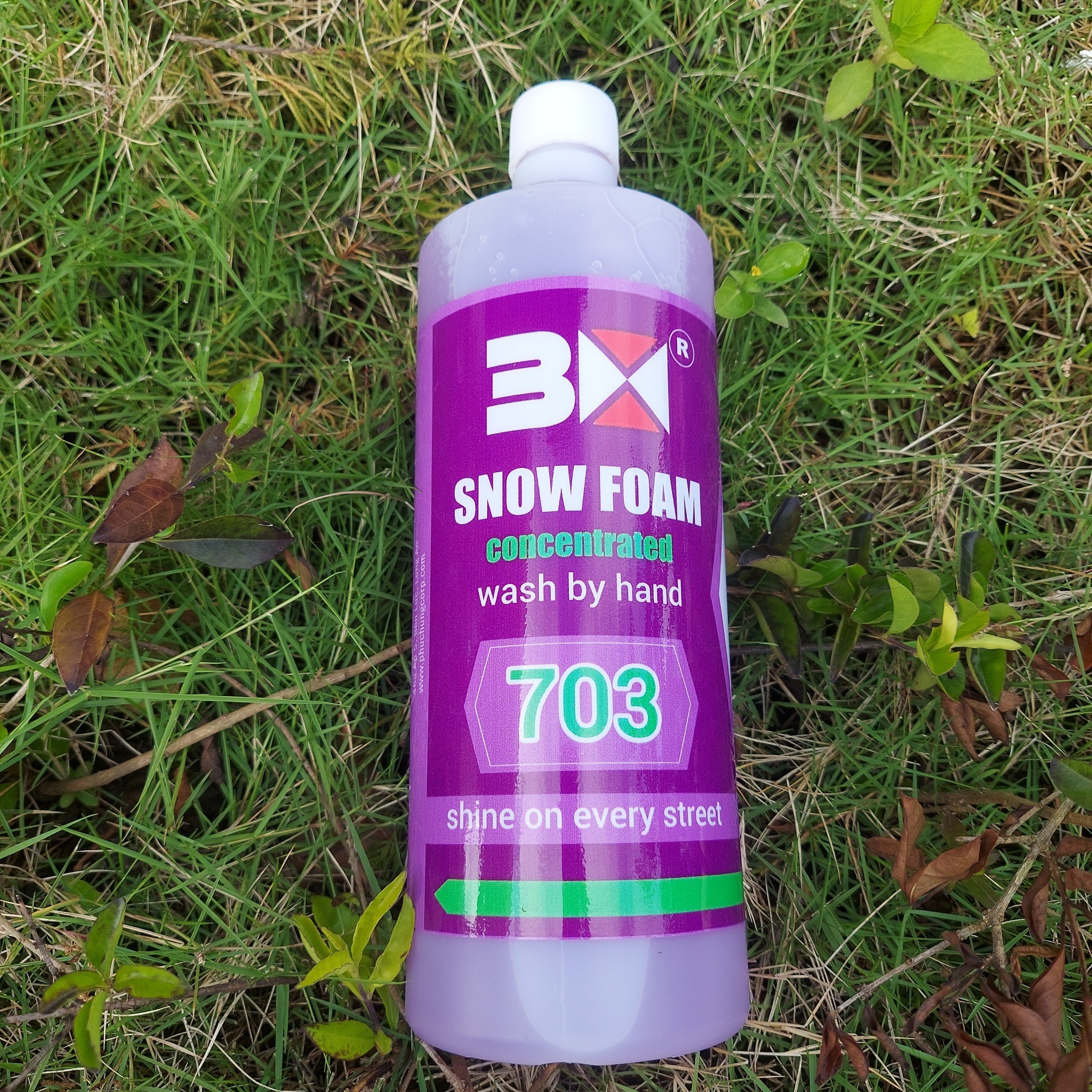 Dung dịch rửa xe bọt tuyết 3x clean 1000ml