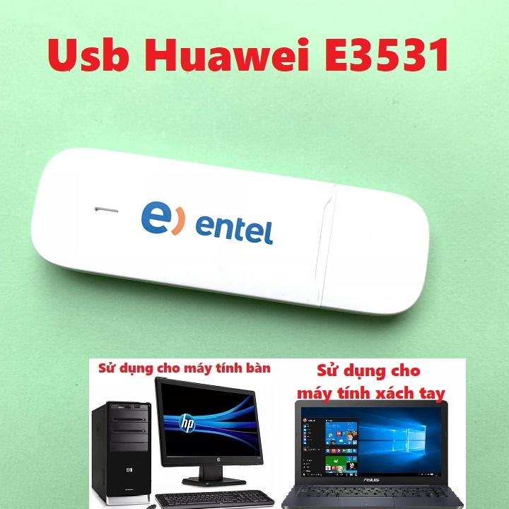 Dùng All mạng - Đổi IP cực tốt Usb Dcom 3G 4G Huawei E3531