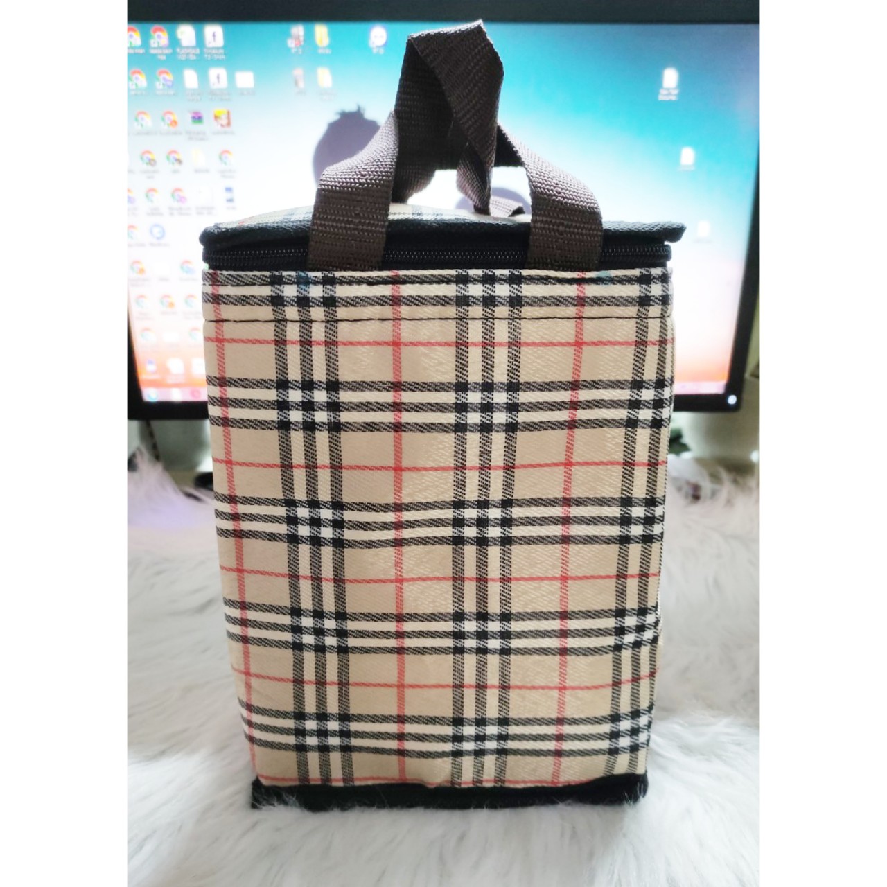 [HCM]túi giữ nhiệt hộp cơm 3 ngăn