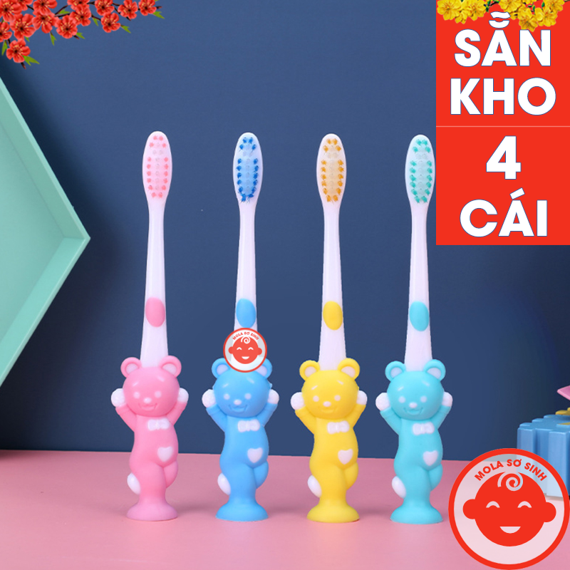 SÉT 4 BÀN CHẢI đánh răng xuất Nhật cho bé BC2