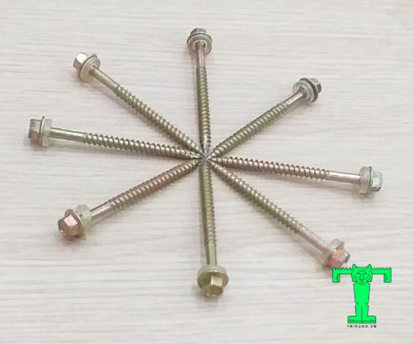 10 con vít bắn tôn gỗ, đầu lục giác 2f5 - 7f5