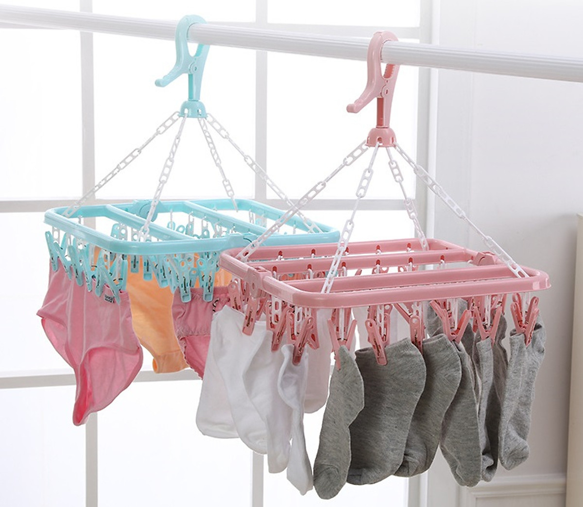 Móc kẹp phơi đồ cho bé Sơ sinh