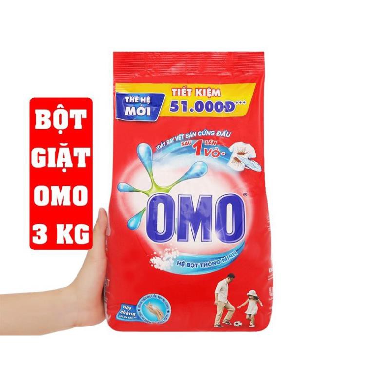 [HCM]BỘT GIẶT OMO 3KG [shophoakho]