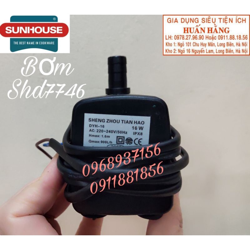 Điều khiển, Bo mạch, Bơm quạt điều hoà Sunhouse SHD7746
